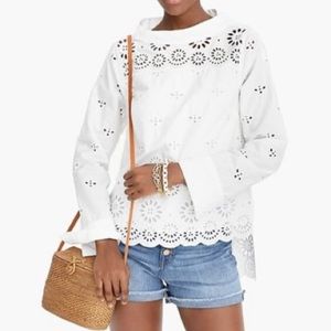 Jcrew Scalloped Funnel Top